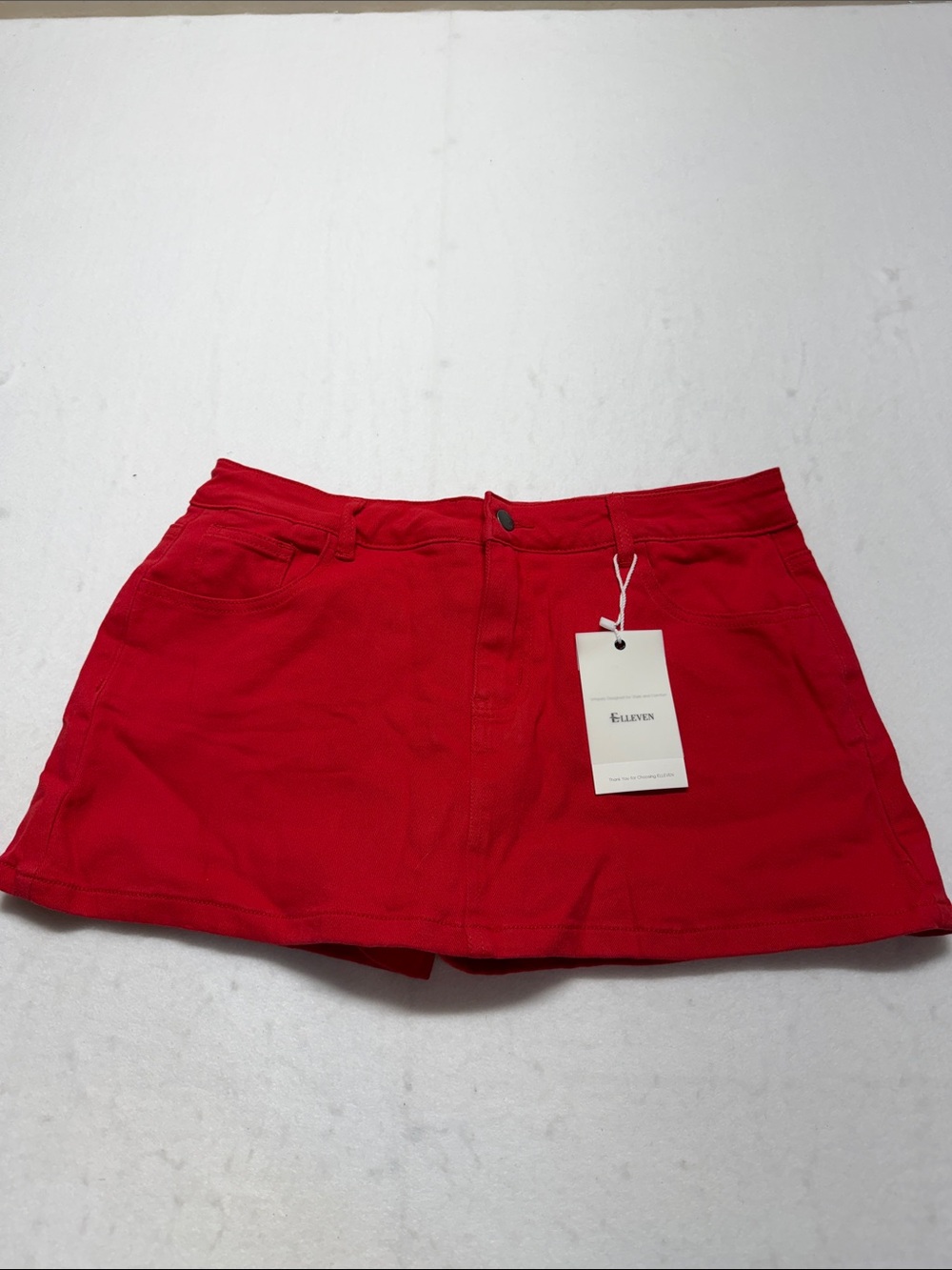 Elleven Red Skort XL NWT
